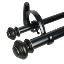 Conjunto de varetas telescópicas de cortinas duplas Decopolitan Urn 90-180cm