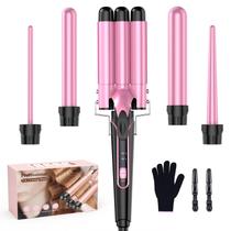 Conjunto de Varinhas de Ondulação BESTOPE PRO 5 em 1 - Rosa Conjunto de Varinhas de Ondulação BESTOPE PRO 5 em 1 - Rosa