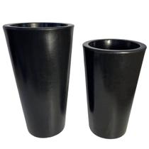 Conjunto de Vasos Altos de Polietileno de Planta Liso Brilho Conjunto de Vasos Altos de Polietileno de Planta Liso Brilho