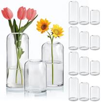 Conjunto de vasos de flores ComSaf Small Glass Bud Vases Clear (15 unidades)