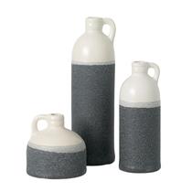 Conjunto de vasos Sullivans Jug Two Tone White and Grey Ceramic