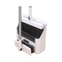 Conjunto De Vassoura E Pá Dobrável 3 Em 1 Com Escova De Cerdas Macias Antiaderente E Durável