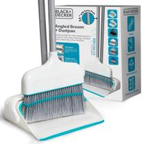 Conjunto de vassouras Black+Decker Butler, combinação de pá de lixo de 135 cm de altura Conjunto de vassouras Black+Decker Butler, combinação de pá de lixo de 135 cm de altura