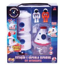 Conjunto De Veículo e Mini Figura Astronautas Estação Conjunto De Veículo e Mini Figura Astronautas Estação