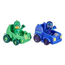 Conjunto de Veículos com Mini Figuras - PJ Masks - Lagartixo Vs Ninja Noturno - Hasbro