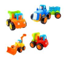 Conjunto de veículos de construção de brinquedos OKKIDY Friction Cars 18M+