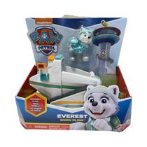 Conjunto de Veículos Paw Patrol com Figuras Everest, Ryder, Rex, Skye, Chase, Rocky e Zuma