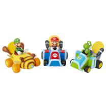 Conjunto de veículos Super Mario Coin Racers Cars 3Pk amarelo