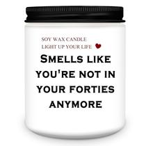 Conjunto de velas de aniversário Homsolver, presente de 50 anos, lavanda