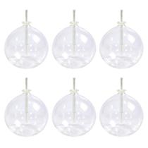 Conjunto De Velas Lamparina 100ml Redonda Romantica De Vidro - 6 Unidades