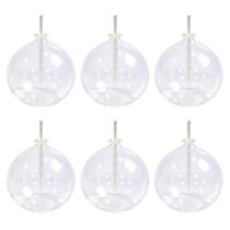 Conjunto De Velas Lamparina Bolinha Redonda 300ml De Vidro - 6 Unidades