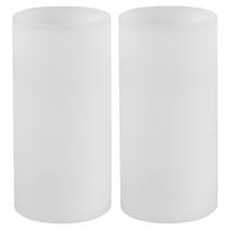 Conjunto de velas LED Lamp Flameless Lamp 7,5x15 cm branco