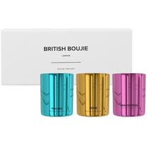 Conjunto de velas para presente British Boujie St Tropez Malibu English Rose Conjunto de velas para presente British Boujie St Tropez Malibu English Rose