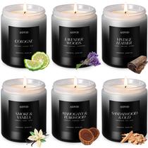 Conjunto de velas perfumadas AOOVOO, pacote com 6, 198g de cera de soja Conjunto de velas perfumadas AOOVOO, pacote com 6, 198g de cera de soja
