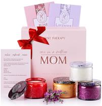 Conjunto de Velas Perfumadas para Mamãe - Aromaterapia com 4 Velas