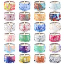 Conjunto de velas perfumadas WPONSZU, pacote com 24 unidades, lata de viagem de cera de soja, 75 ml