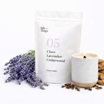 Conjunto de Velas Sib-lings Nº05 Cravo, Lavanda e Cedro Conjunto de Velas Sib-lings Nº05 Cravo, Lavanda e Cedro