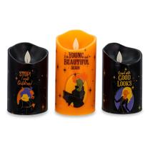 Conjunto de velas Ukonic Disney Hocus Pocus LED com temporizador automático