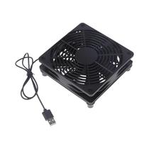 Conjunto De Ventilador De Resfriamento De Alta Vazão De Ar De 120mm Para Roteador Modem Receptor