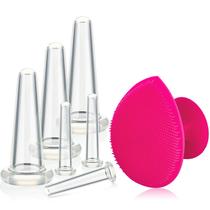Conjunto de ventosas faciais BBTO Kit de copos de massagem a vácuo de silicone