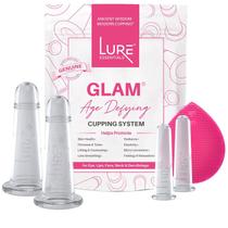 Conjunto de ventosas faciais LURE Essentials GLAM Face Lift Massage Conjunto de ventosas faciais LURE Essentials GLAM Face Lift Massage