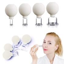 Conjunto de ventosas faciais Vinban Silicone Vacuum Sucction 4 unidades