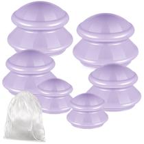 Conjunto de ventosas TreLaco, 6 peças de silicone para massagem terapêutica