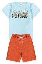Conjunto de Verão Infantil e Juvenil Menino Masculino 4 ao 14 Camiseta e Bermuda Conjunto de Verão Infantil e Juvenil Menino Masculino 4 ao 14 Camiseta e Bermuda