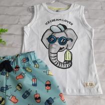 Conjunto de verão infantil masculino TAM 1,2 e 3
