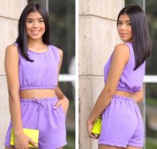 Conjunto De Verão Lilás Conjunto De Verão Lilás