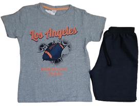 Conjunto de verão masculino infantil