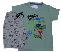 Conjunto de verão masculino infantil tamanho 4