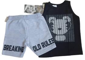 Conjunto de verão masculino infantil tigor Conjunto de verão masculino infantil tigor
