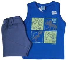 Conjunto de verão masculino infantil
