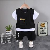 Conjunto De Verão Para Bebês Meninos E Meninas 2 Peças Camiseta Casual E Shorts Roupa Esportiva Para Conjunto De Verão Para Bebês Meninos E Meninas 2 Peças Camiseta Casual E Shorts Roupa Esportiva Para