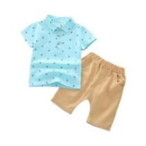 Conjunto De Verão Para Meninos 2 Peças Camiseta E Shorts Roupa Esportiva Para Bebês E Crianças De 1