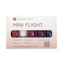 Conjunto de verniz para unhas Dazzle Dry Mini Flight com 5 minilacas