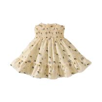 Conjunto De Vestido Com Babados E Faixa De Cabelo Para Menina Bebê, 2 Peças, 0-3 Anos, Vestido Conjunto De Vestido Com Babados E Faixa De Cabelo Para Menina Bebê, 2 Peças, 0-3 Anos, Vestido