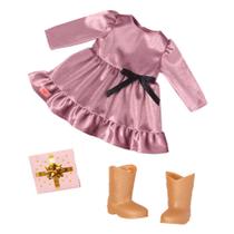 Conjunto de Vestido com Presente Surpresa Our Generation