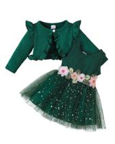 Conjunto de Vestido con Tutú de Lentejuelas Florales para Bebé (18-24M) Renotemy Conjunto de Vestido con Tutú de Lentejuelas Florales para Bebé (18-24M) Renotemy