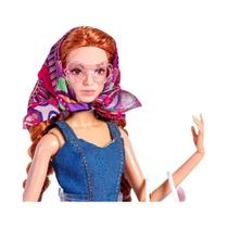 Conjunto De Vestido De Noiva De Renda Dourada Europeia DIY Para Bonecas De Moda De 30cm BJD - 6