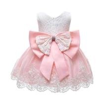 Conjunto De Vestido E Acessórios Para Bebê Menina Recém-Nascida, Aniversário, Casamento, Batizado,