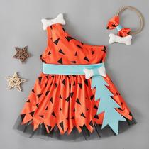 Conjunto De Vestido Sem Mangas Em Tule E Faixa De Cabelo Para Meninas, Roupas Casuais De Verão Para