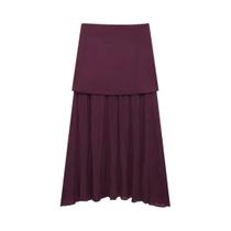 Conjunto De Vestido Vintage Chic Para Mulheres, Top Sem Mangas Com Decote Em V E Saia Longa Reta,