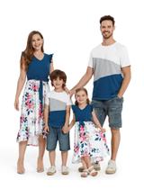 Conjunto de vestidos combinando PATPAT Mommy and Me Tropical Print