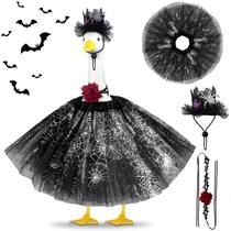 Conjunto de vestidos pretos Halloween Goose Outfit Lixintray 58 cm