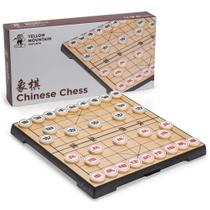 Conjunto de viagem magnético de xadrez chinês Xiangqi com tabuleiro de 24x24cm