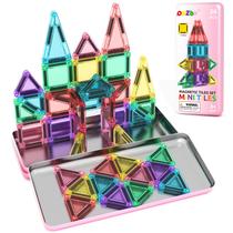 Conjunto de Viagem ORZbb de 36 Peças de Blocos Magnéticos Mini