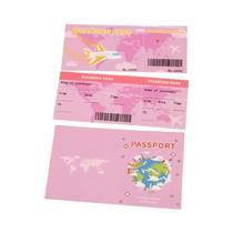 Conjunto De Viagem Para Boneca De 18'' Com Mala De PVC, Roupas, Pano Para Olhos E Mini Câmera Para