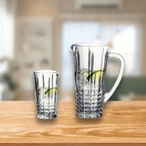 Conjunto De Vidro 7 Peças Jarra & 6 Copos Mabel Conjunto De Vidro 7 Peças Jarra & 6 Copos Mabel